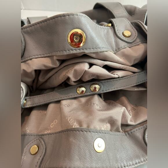 Abaco Paris 'Laguna' Bag Women’s Large Gray Soft Leather Shoulder Bag EUC - Picture 10 of 15